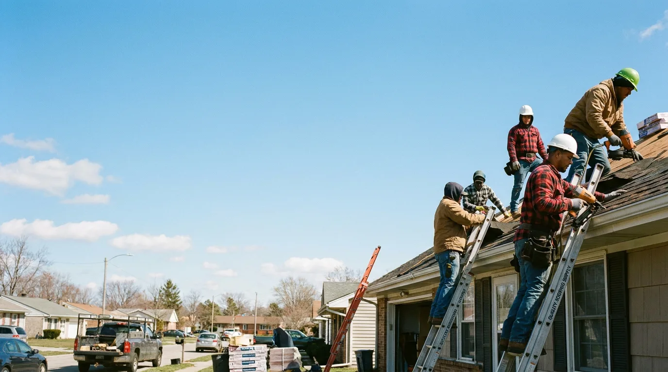 Roofing in South Milford, IN near me